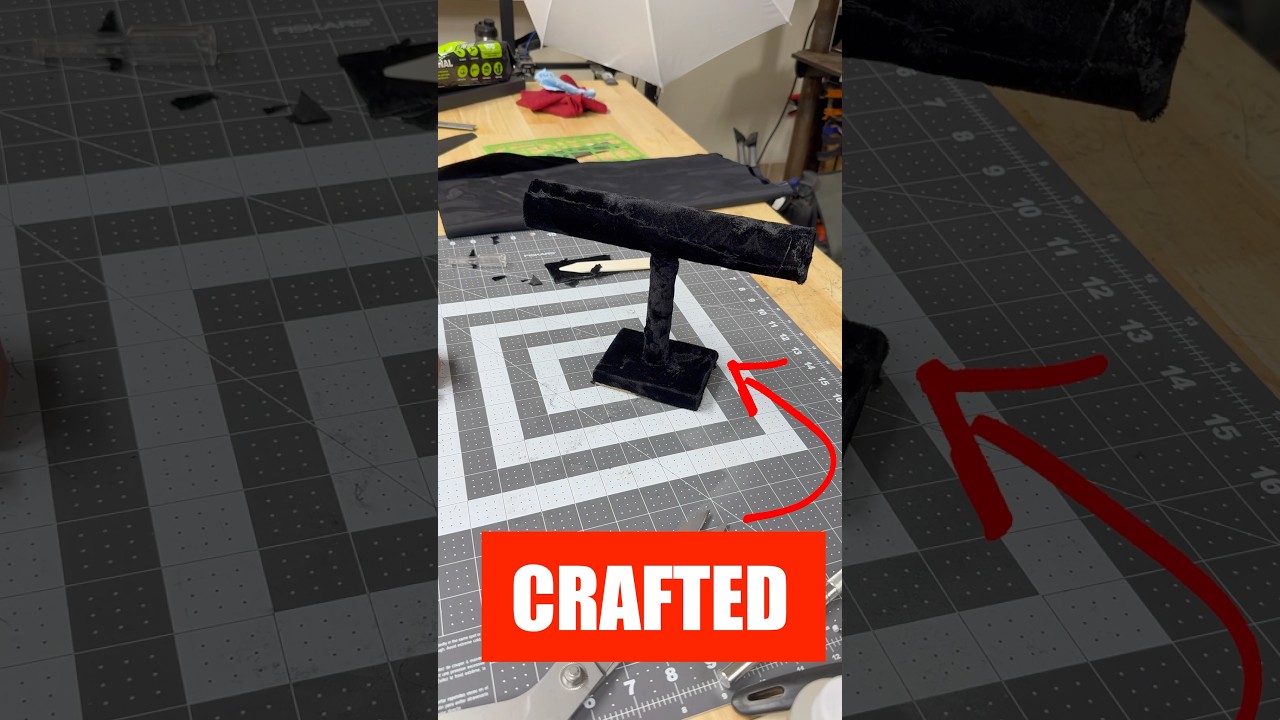 Build a Velvet Bracelet Stand From Scrap Wood